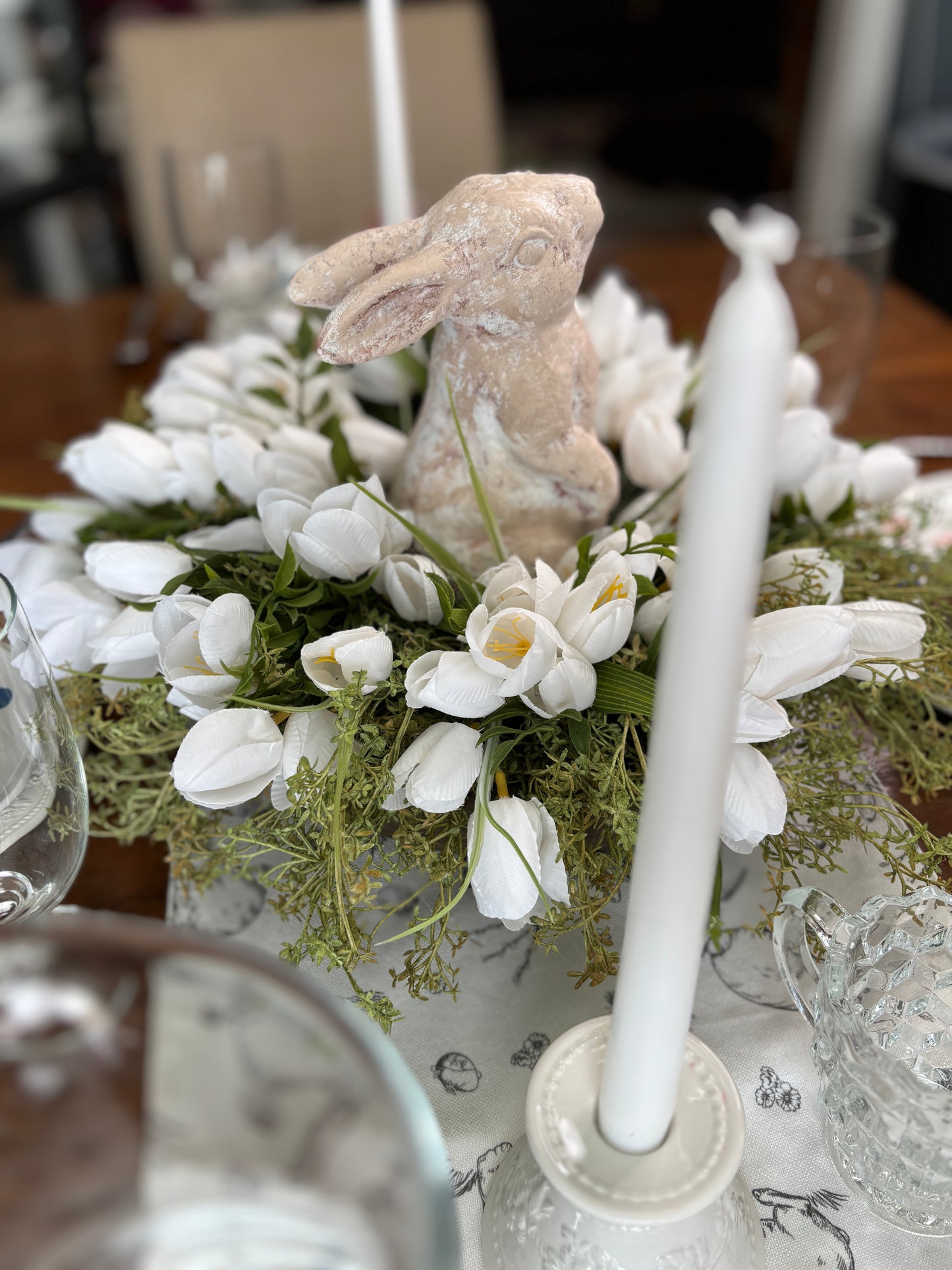 Peter Rabbit Farmhouse Centerpiece