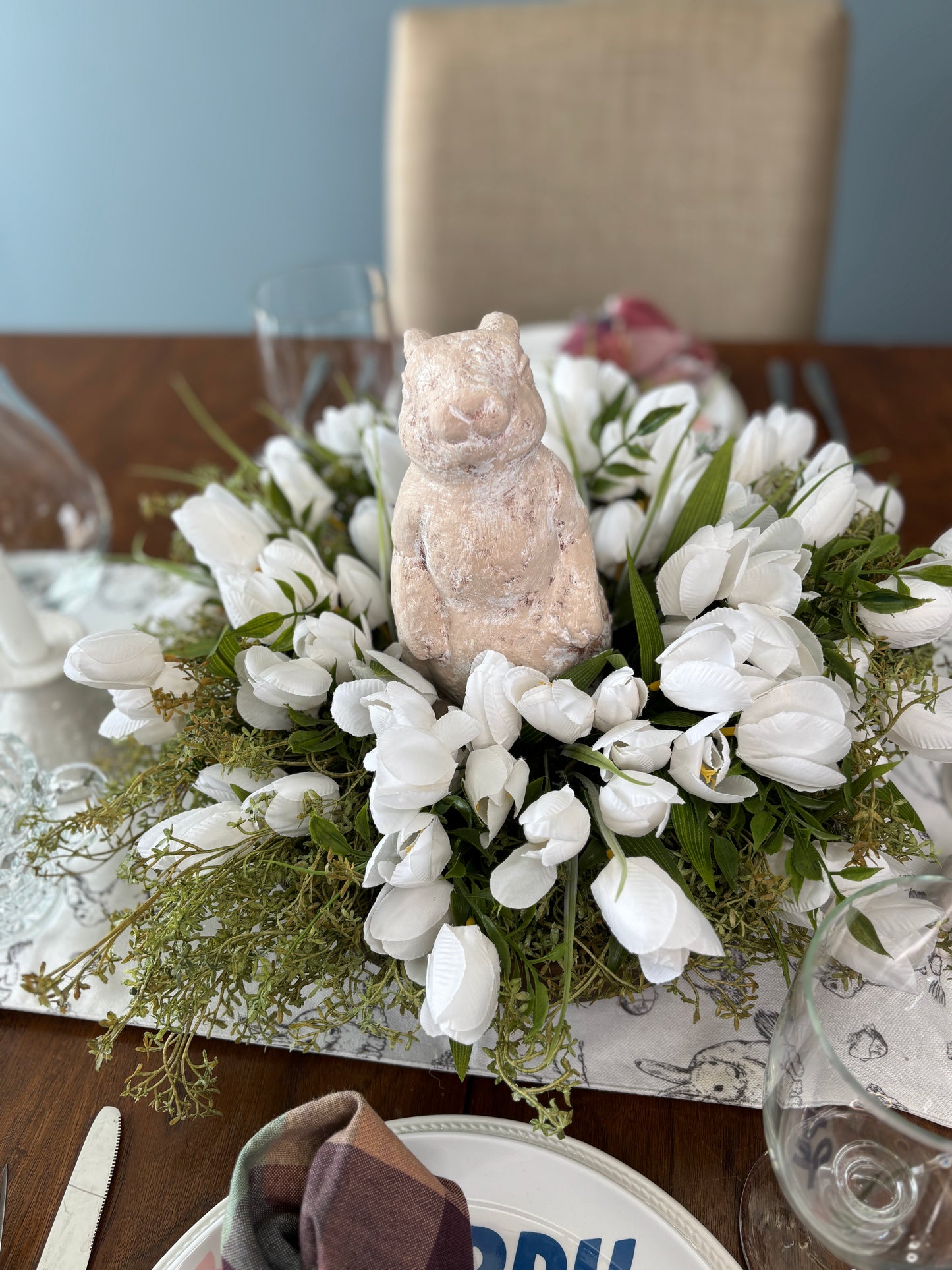 Peter Rabbit Farmhouse Centerpiece