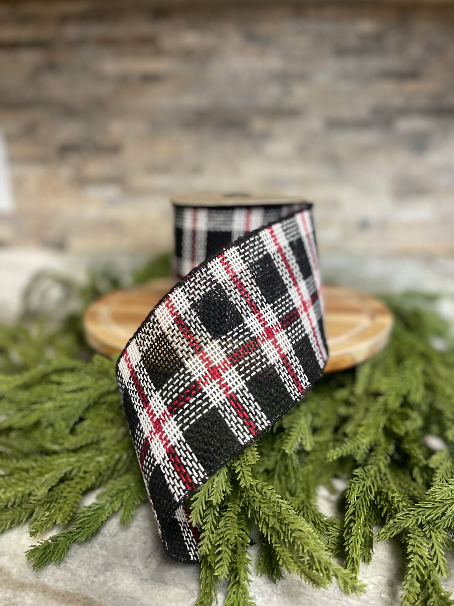 Burlap Rustic Christmas Ribbon