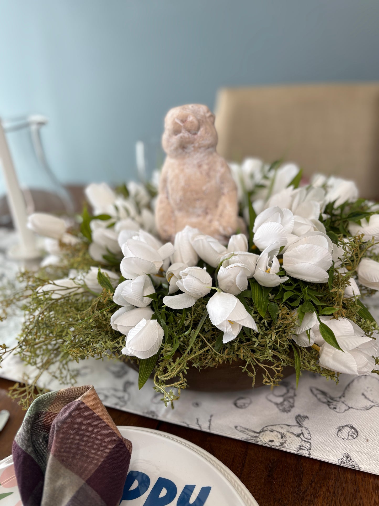 Peter Rabbit Farmhouse Centerpiece