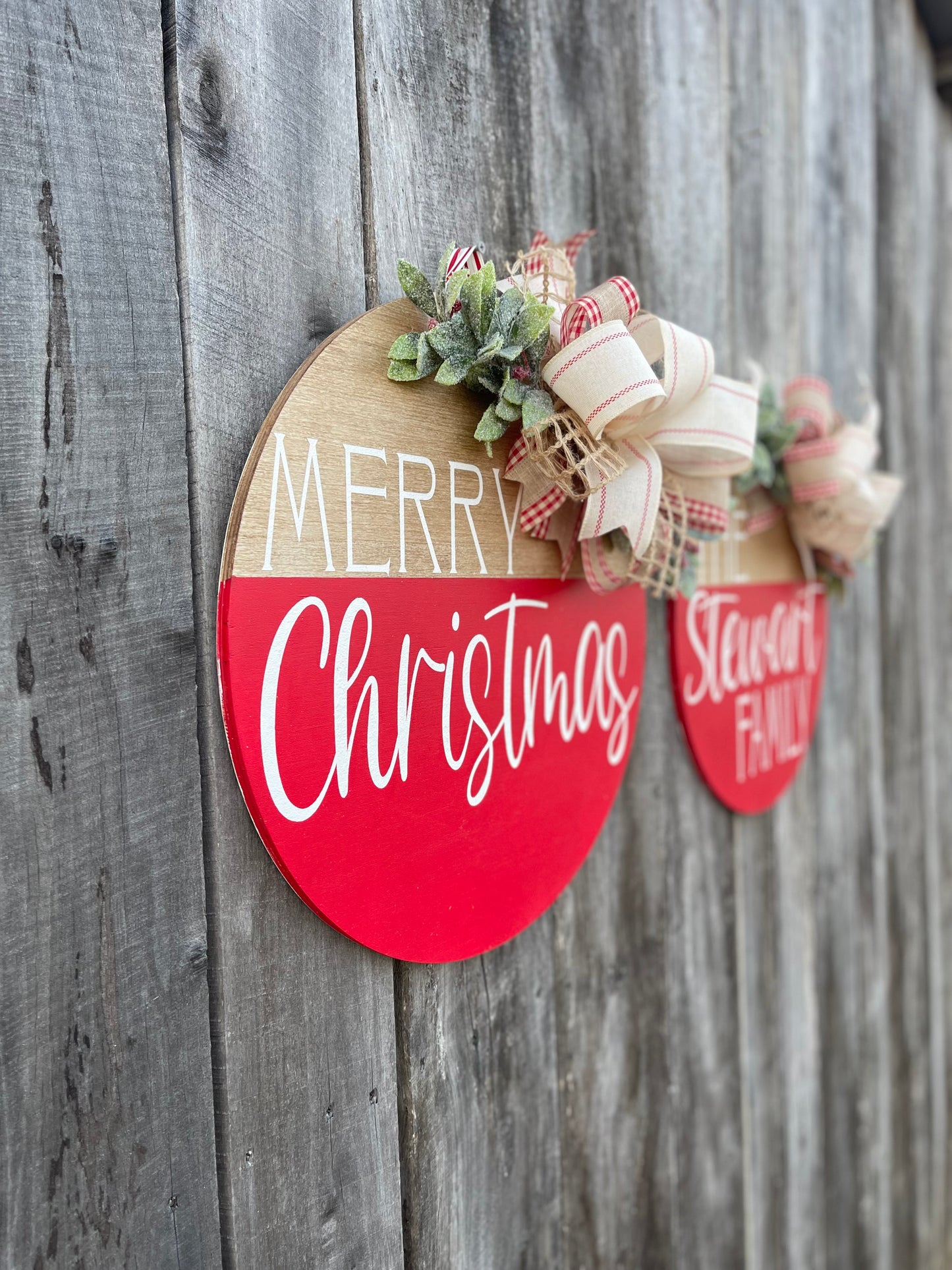 Merry Christmas Door Hanger