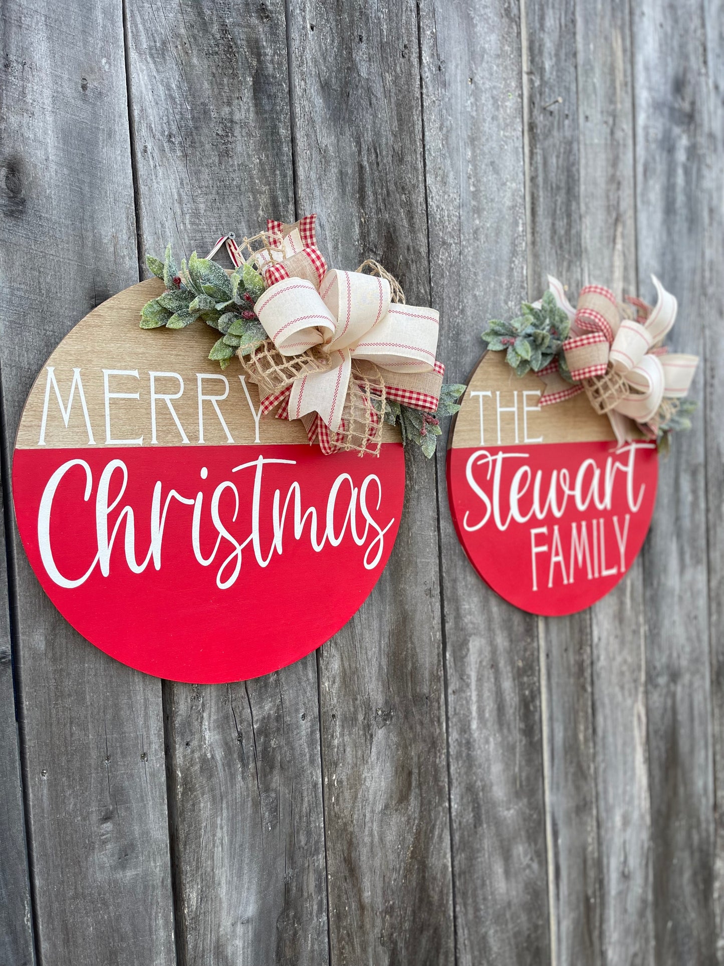 Merry Christmas Door Hanger