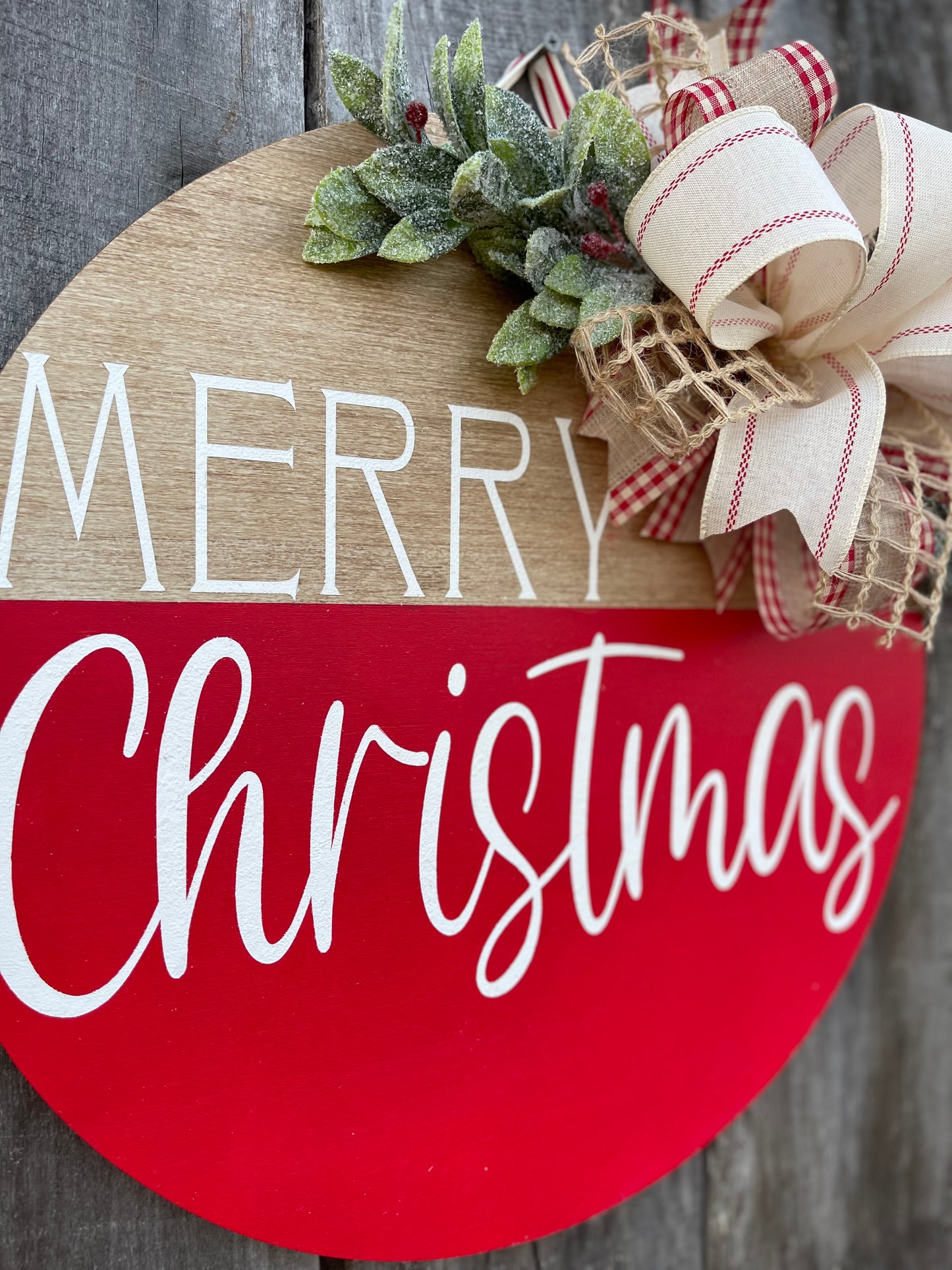 Merry Christmas Door Hanger