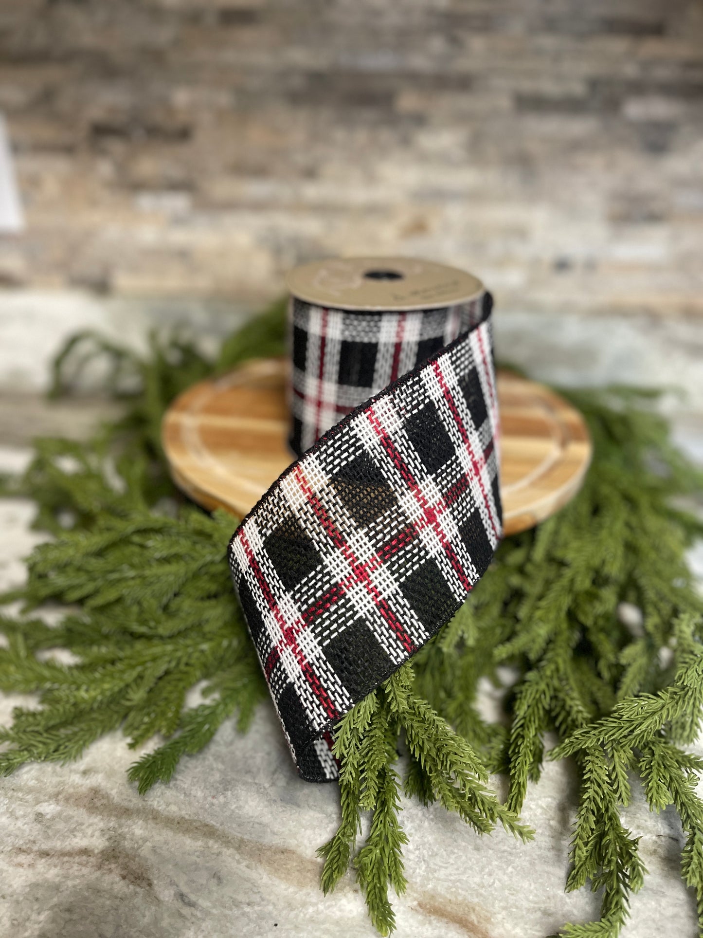 Burlap Rustic Christmas Ribbon