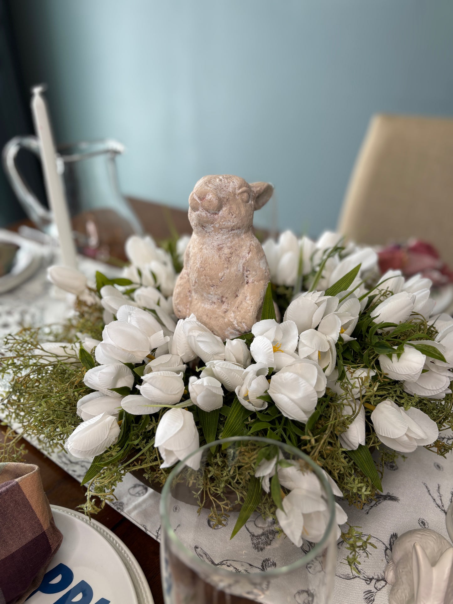 Peter Rabbit Farmhouse Centerpiece