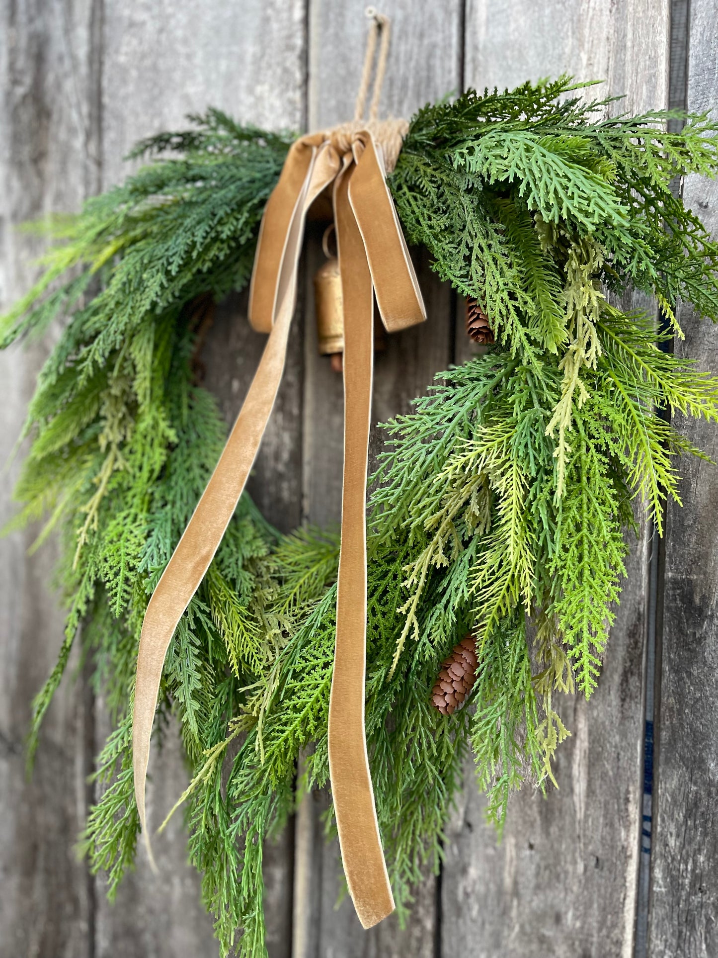 Aspen Wreath PRE-ORDER $50 DEPOSIT - See description for wreath prices
