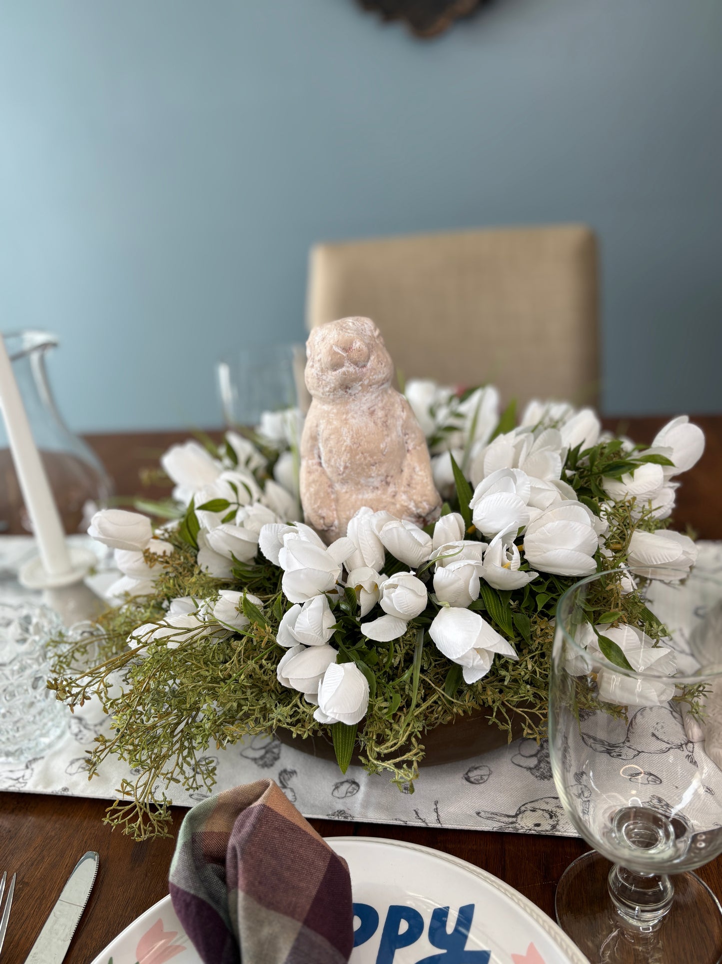 Peter Rabbit Farmhouse Centerpiece