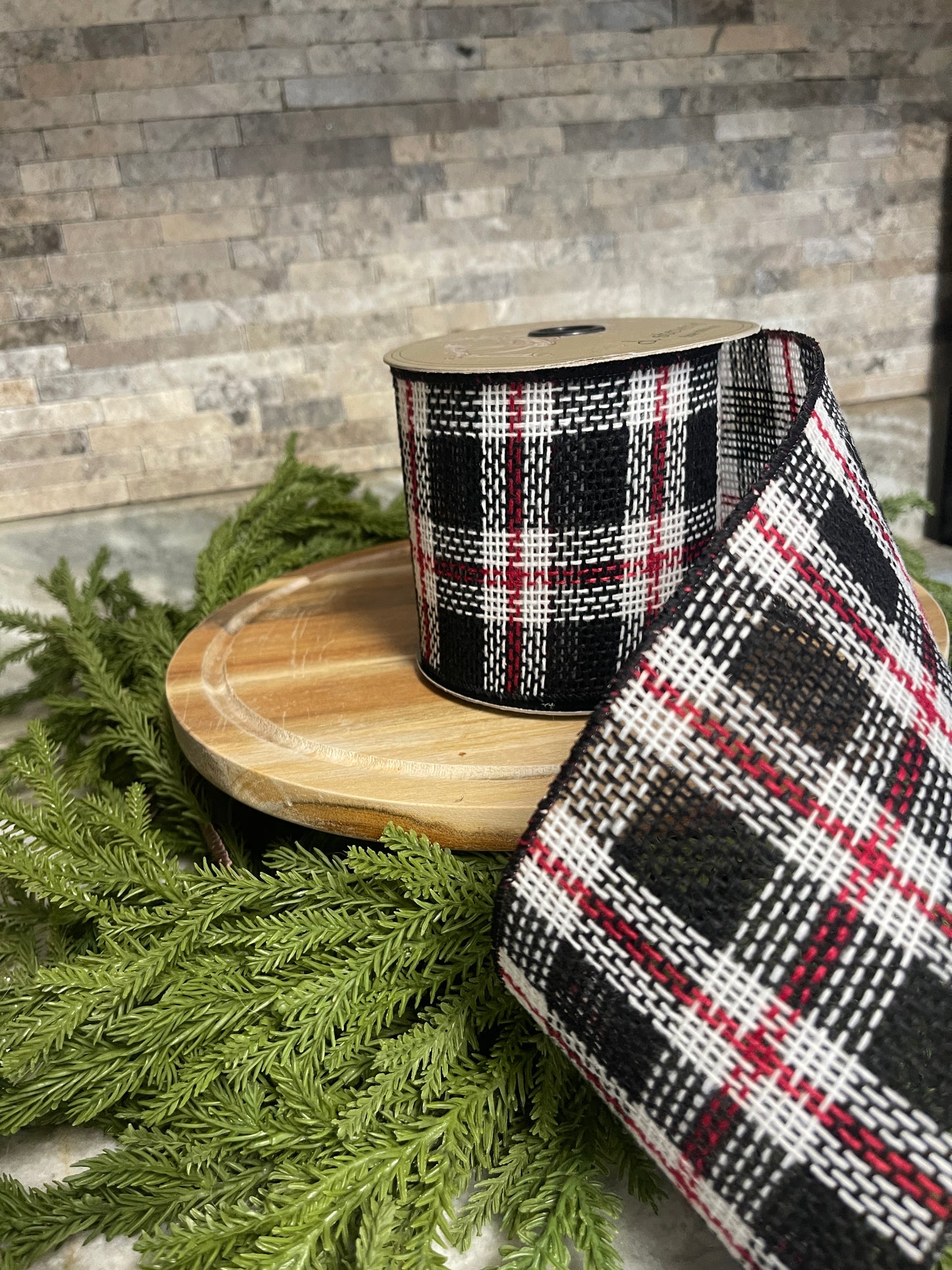 Burlap Rustic Christmas Ribbon