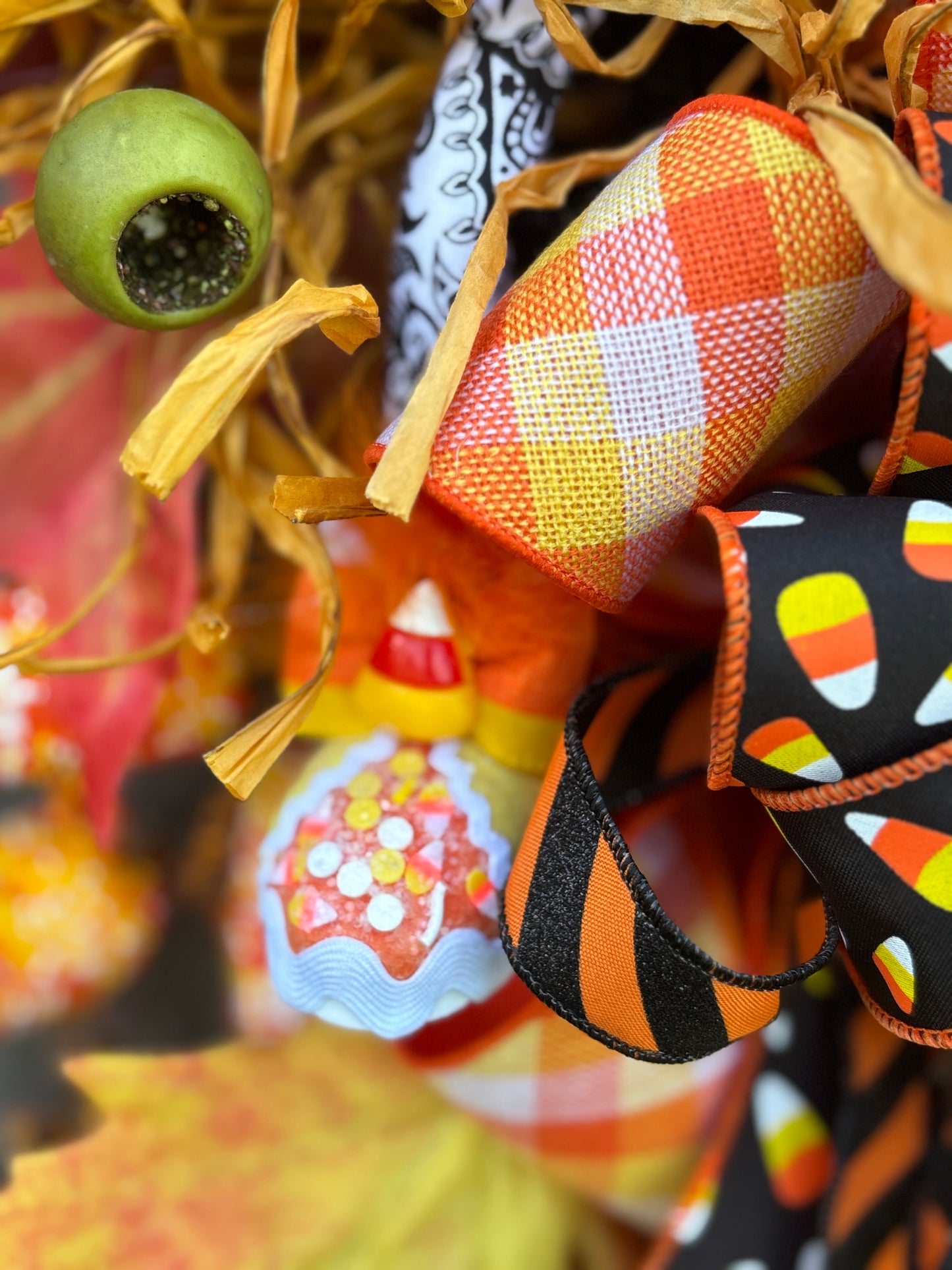 Candy Corn Cutie Wreath