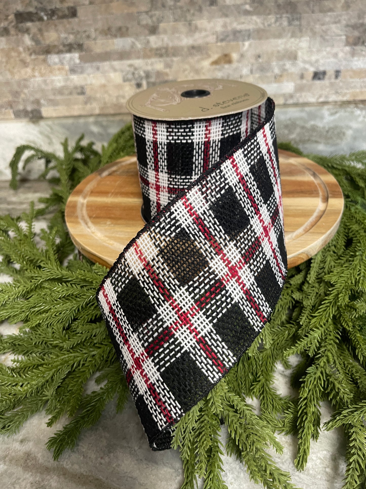 Burlap Rustic Christmas Ribbon