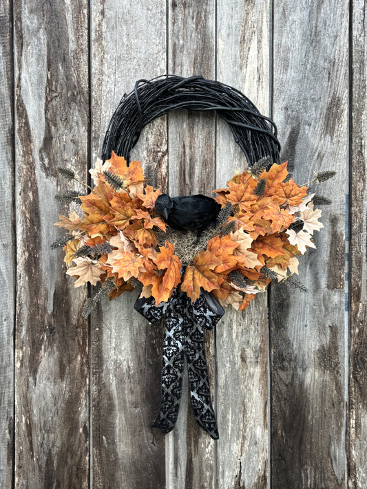 Raven Wreath