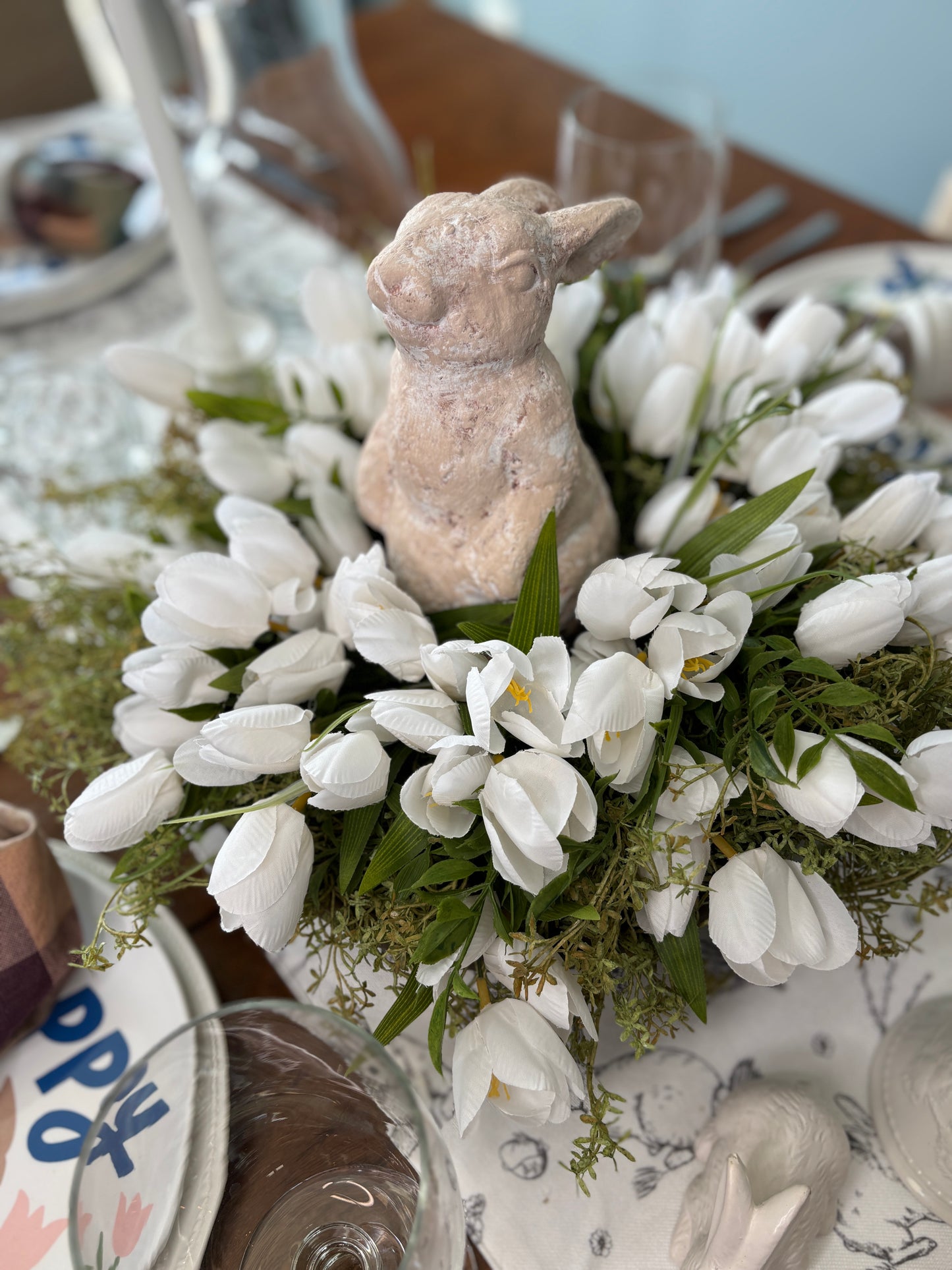 Peter Rabbit Farmhouse Centerpiece