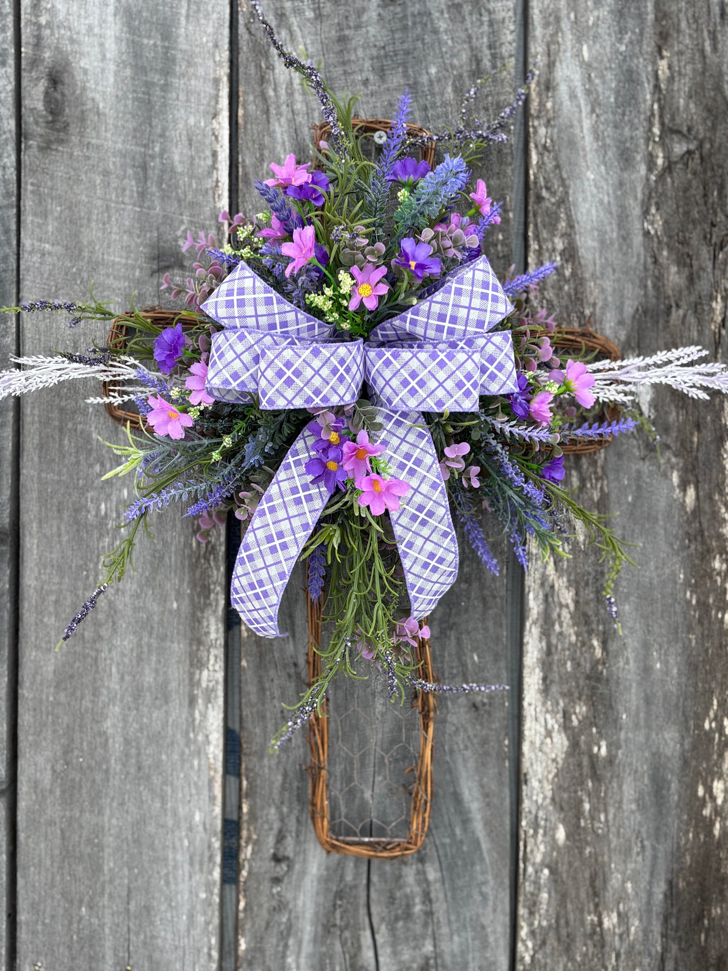 Easter Cross Wreath