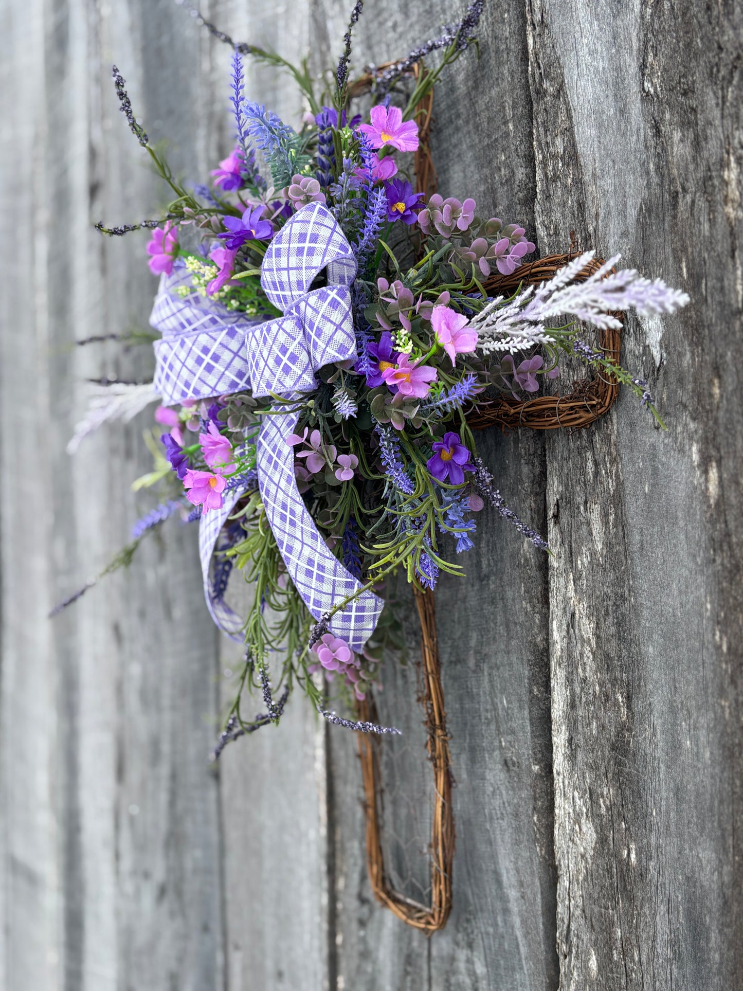 Easter Cross Wreath