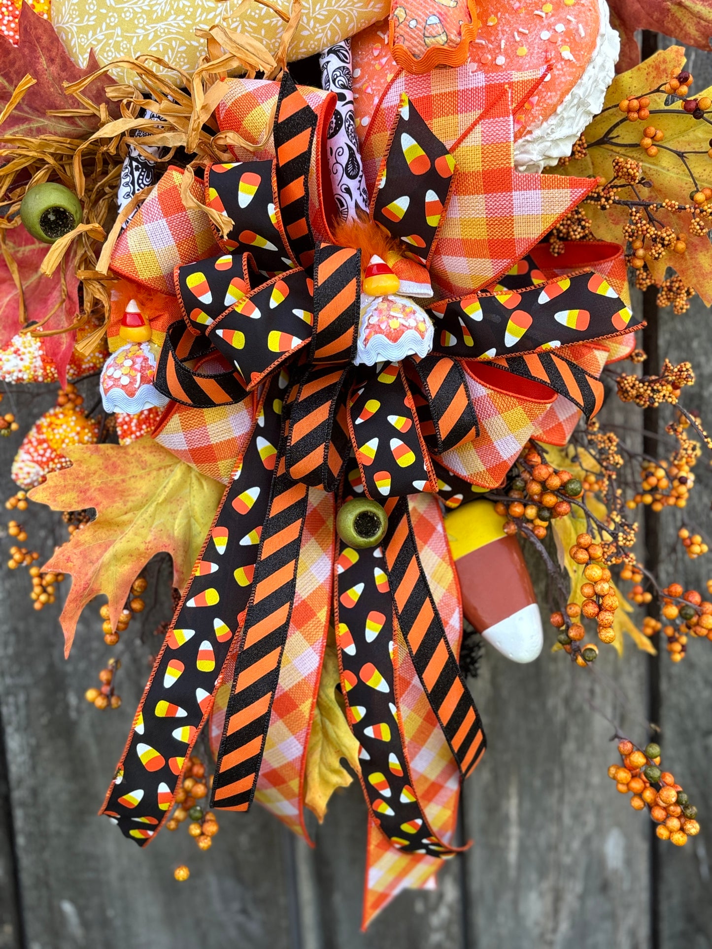 Candy Corn Cutie Wreath