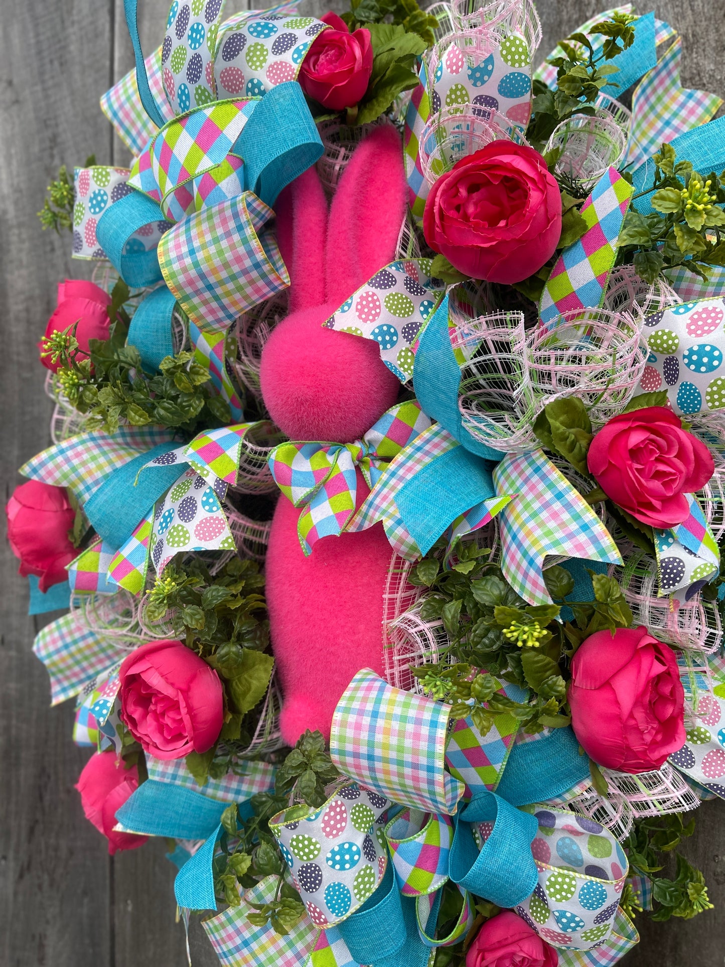 Pink Easter Wreath