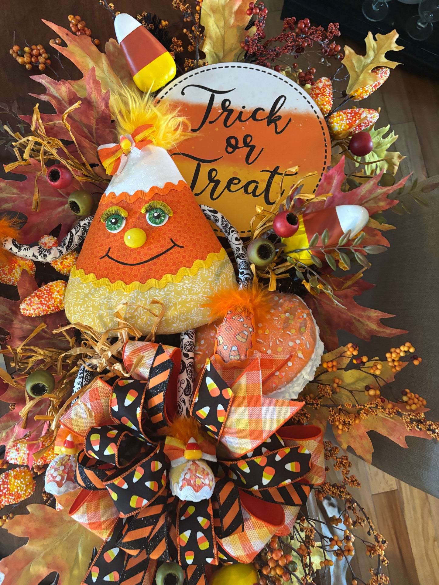Candy Corn Cutie Wreath