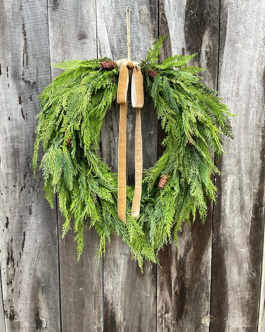 Aspen Wreath with bell