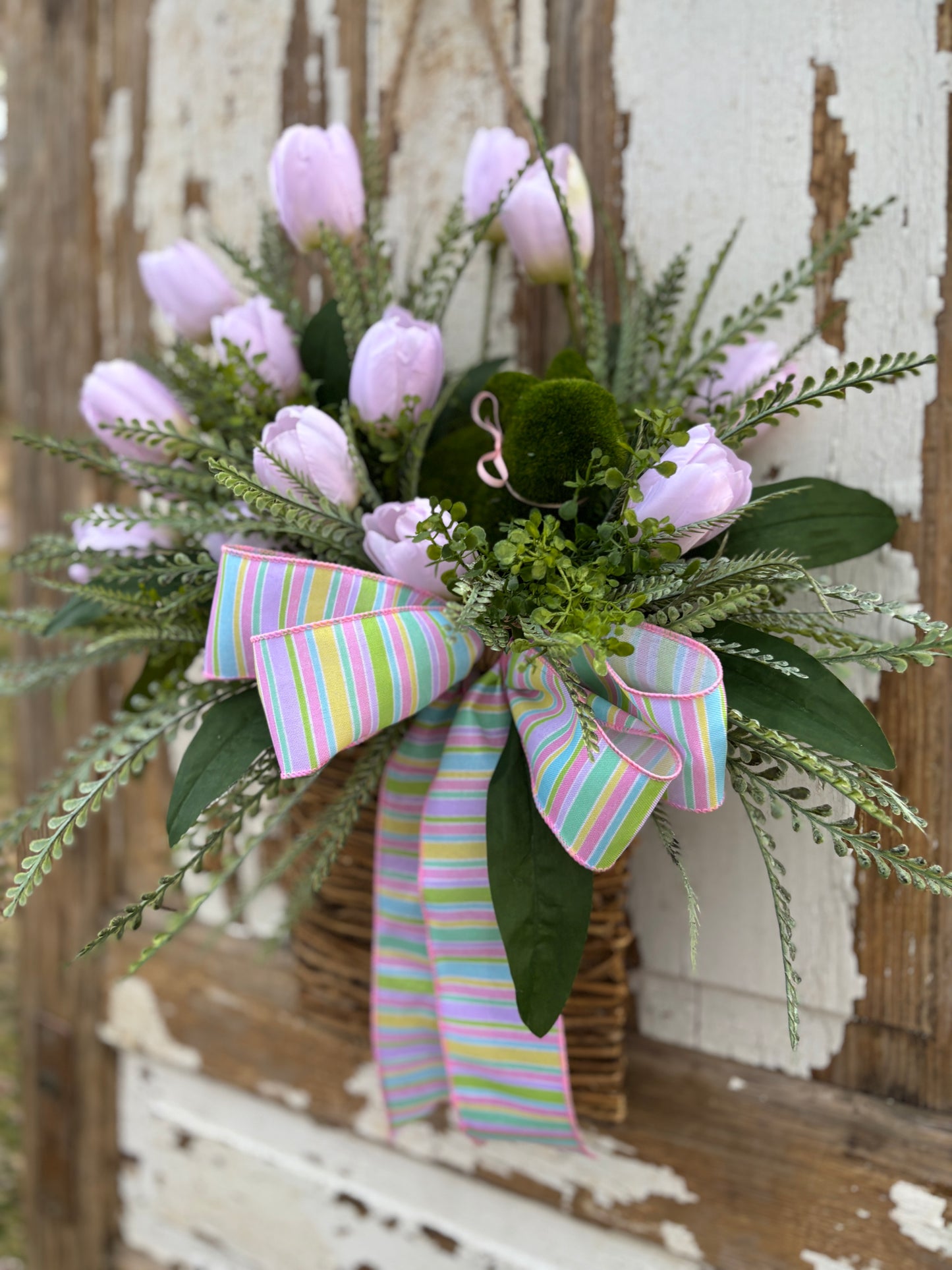 Poppy Bunny Hanging Basket