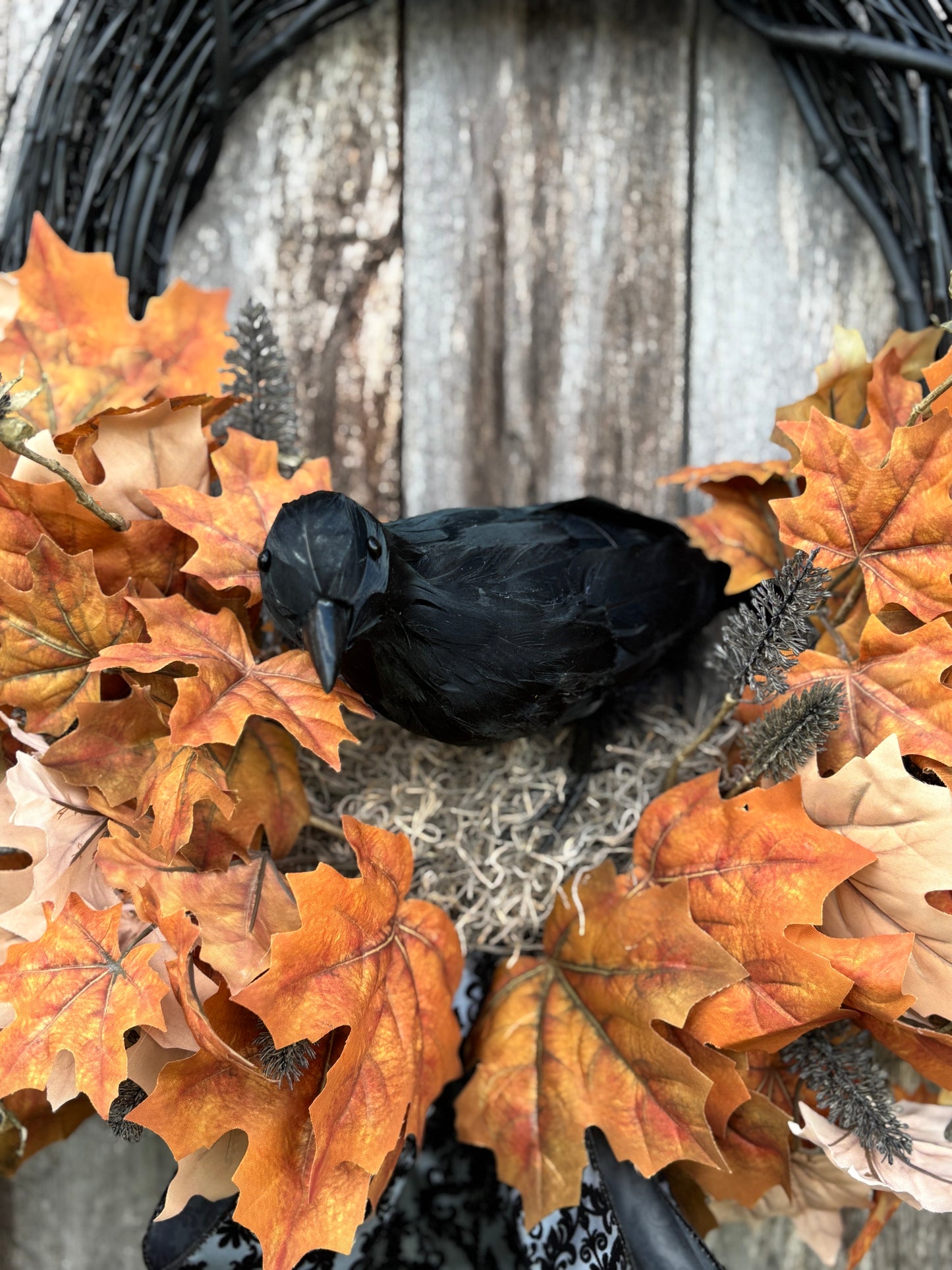 Raven Wreath