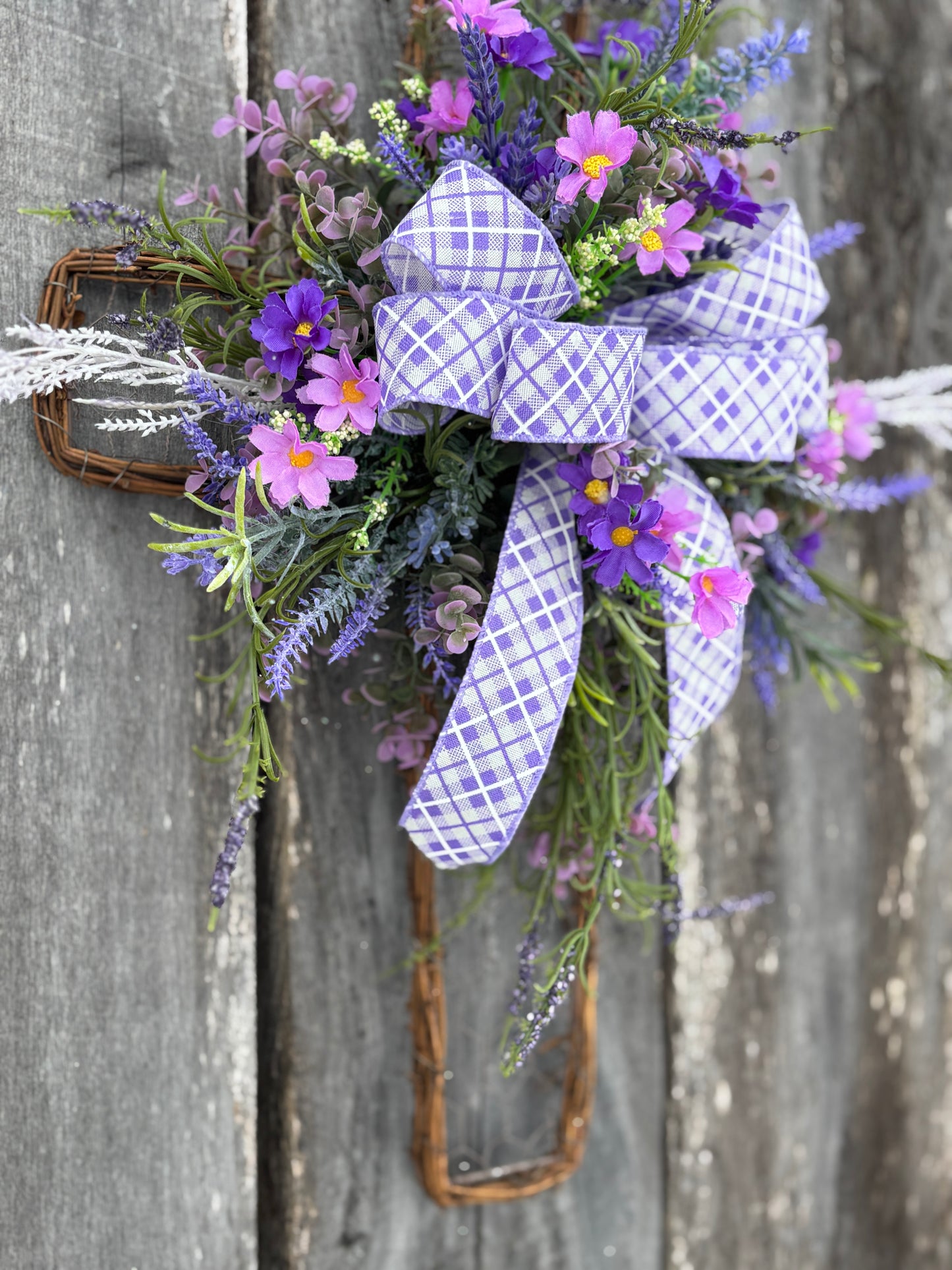 Easter Cross Wreath