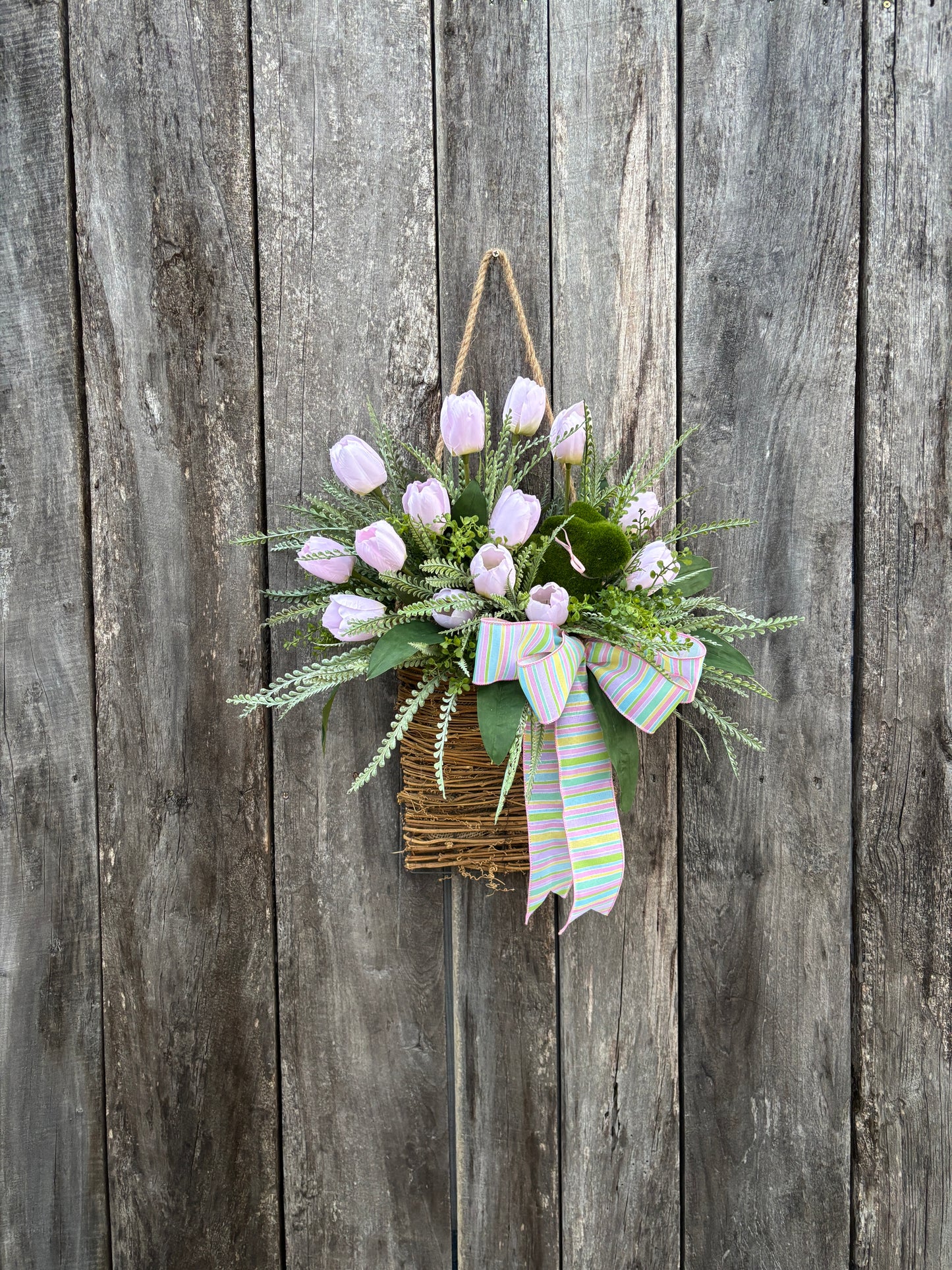 Poppy Bunny Hanging Basket