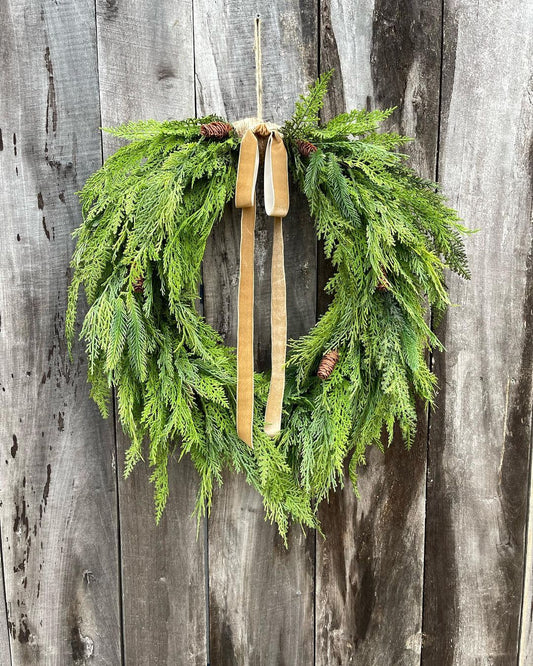 Aspen Wreath PRE-ORDER $50 DEPOSIT