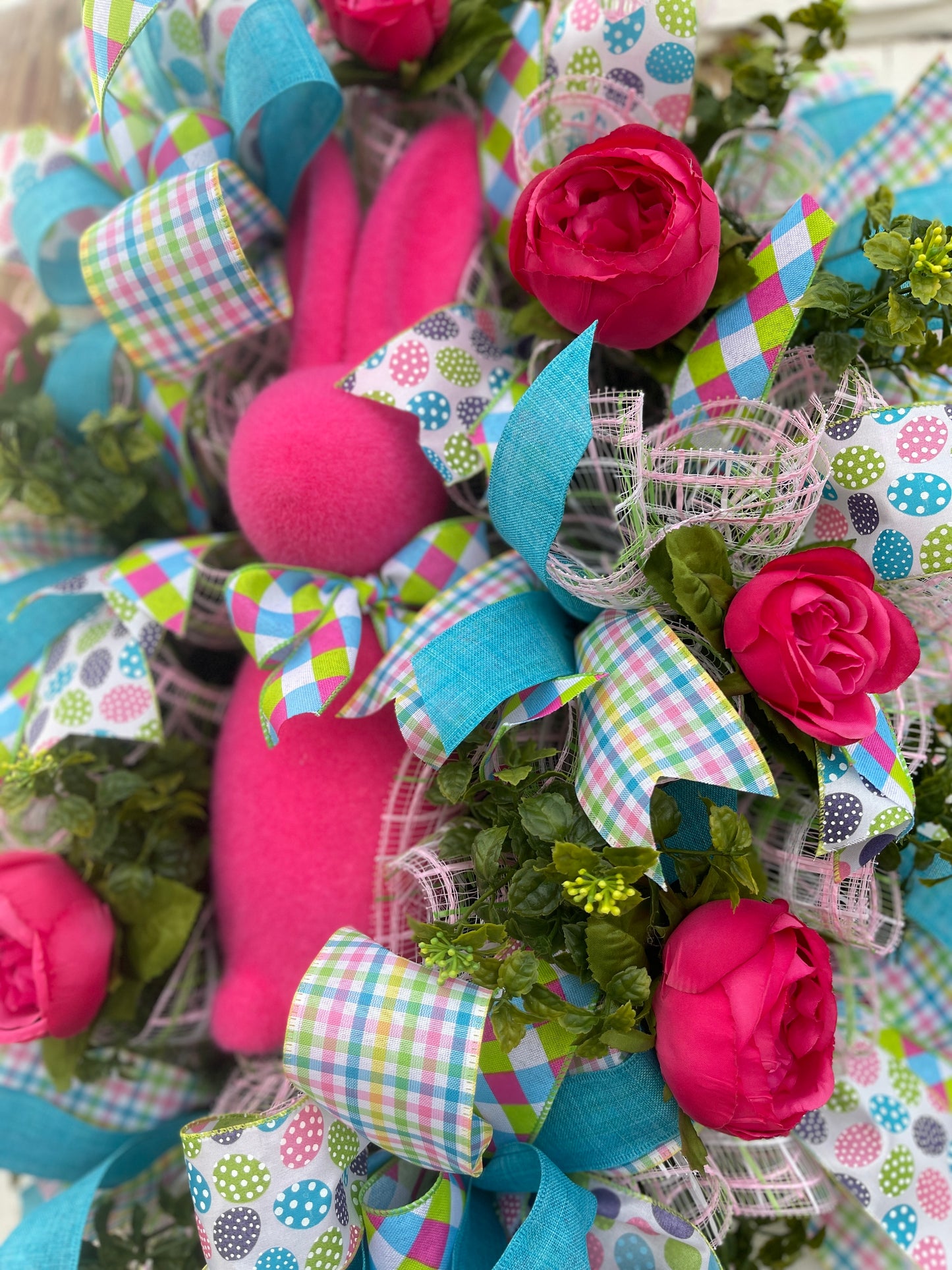 Pink Easter Wreath