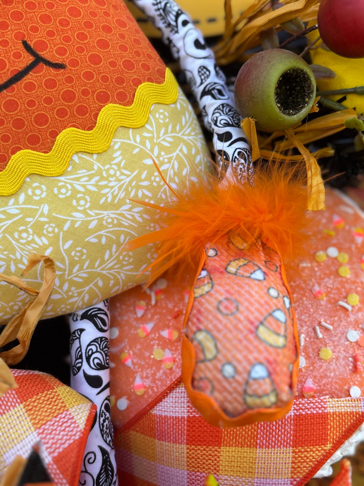 Candy Corn Cutie Wreath
