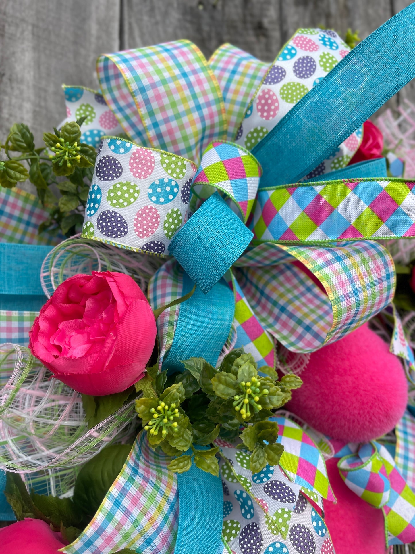 Pink Easter Wreath