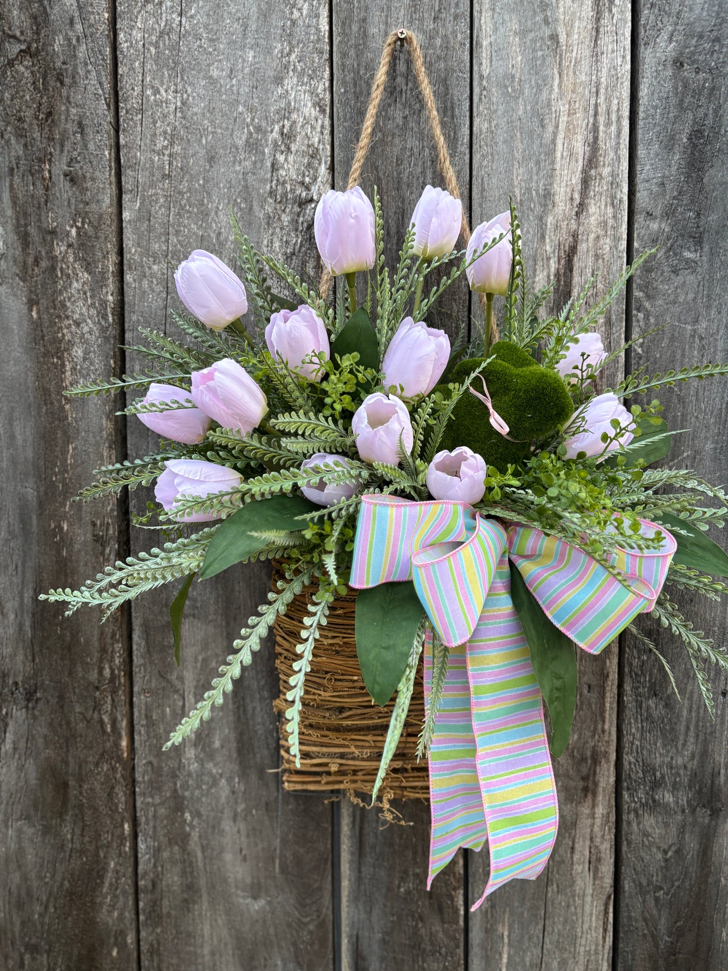 Poppy Bunny Hanging Basket