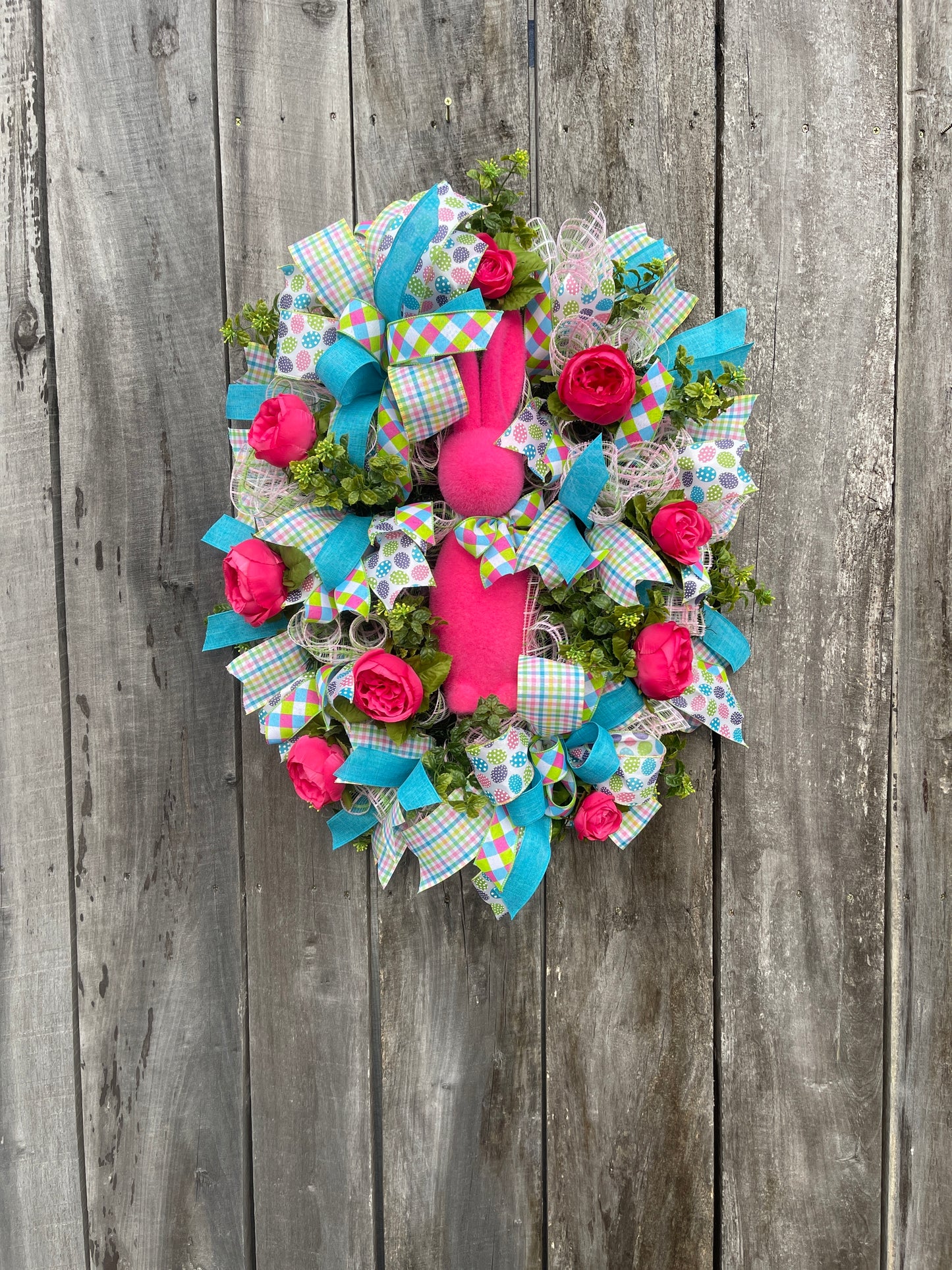 Pink Easter Wreath