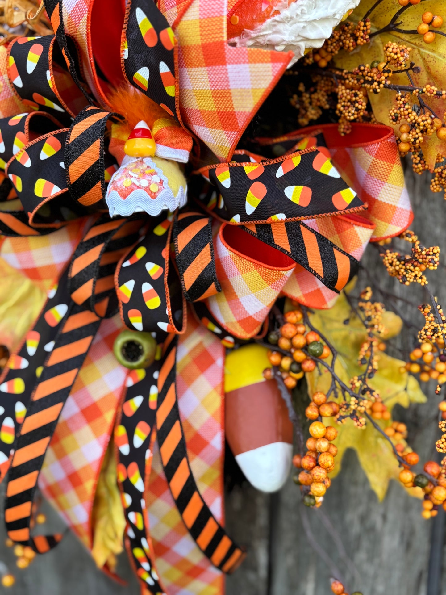 Candy Corn Cutie Wreath