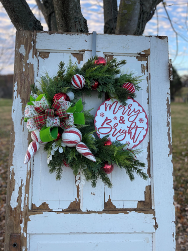 (Copy) Merry and Bright Wreath