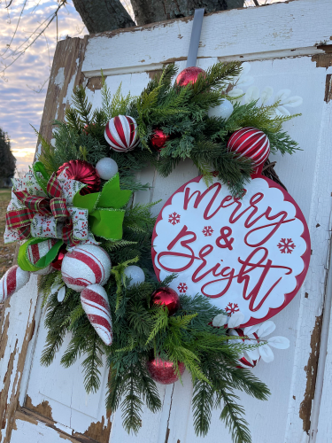 (Copy) Merry and Bright Wreath